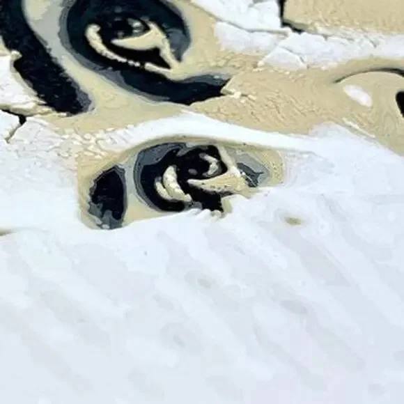 Woman in the Wall, Cracked Face Wall Art, Surreal Portrait Wall Decor - Picture 9 of 9